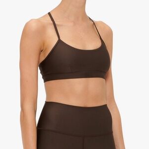 Alo Airlift Intrigue Bra - Espresso
